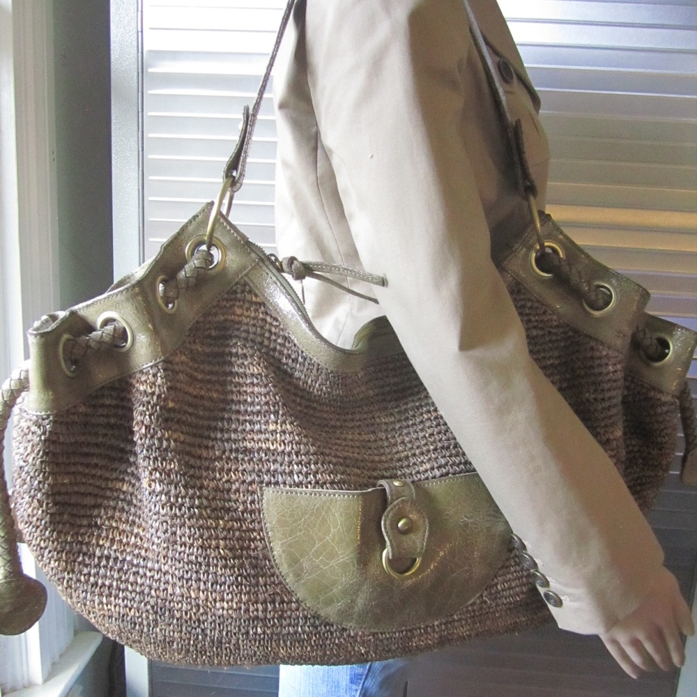 Flora Bella XL Raffia Beach Tote